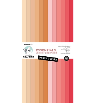 Craftlab Designpapier Unicolors Peach & Pinks CCL-ES-UPP292
