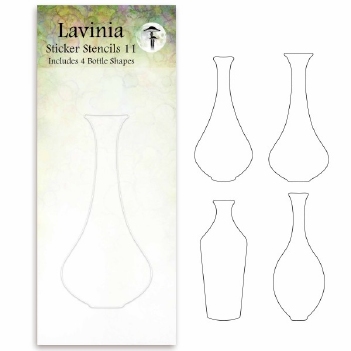 Lavinia Sticker Stencils Bottle Shapes 11   LSSS011