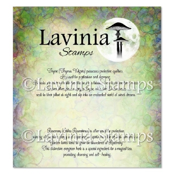 Lavinia Clear Stamp Thyme & Rosemary Words LAV953