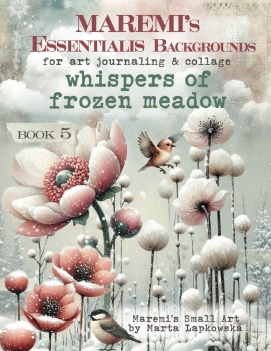 Maremi's Small Art Background Whispers of Frozen Meadow