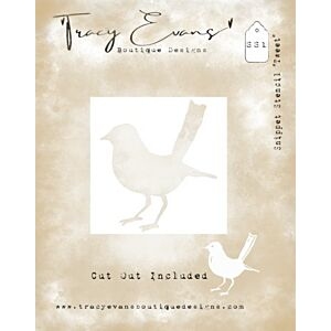 Tracy Evans Mask Stencil Tweet SS001