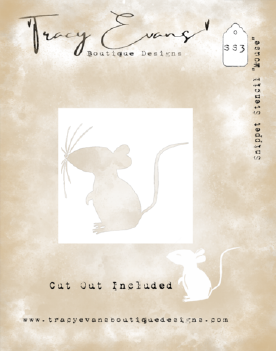 Tracy Evans Mask Stencil Mouse SS003