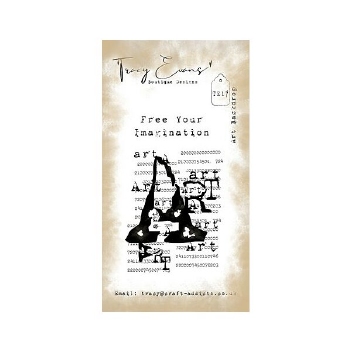 Tracy Evans Clear Stamp Art Backdrop TE017