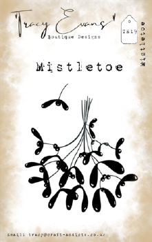 Tracy Evans Clear Stamp Mistletoe TE019