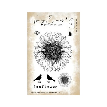 Tracy Evans Clear Stamp Sunflower TE033