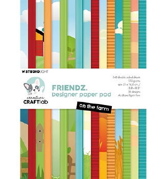Craftlab Designpapier On the Farm CCL-FR-DPP308