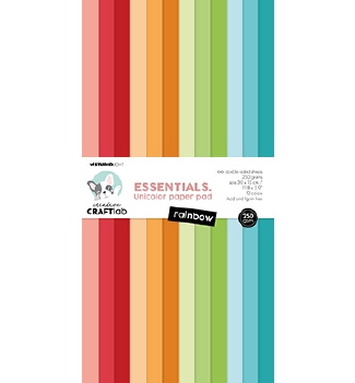 Craftlab Designpapier Unicolors Rainbow CCL-ES-UPP307