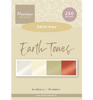 Marianne Design Shimmer Earth Tones PK9206