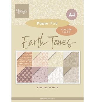 Marianne Design Paper Set Earth Tones PK9204