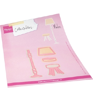 Marianne Design Collectables Lamp & Stool COL1566