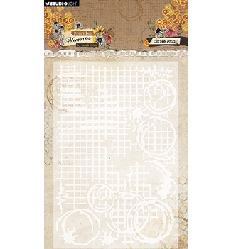 Studio Light Embosssing Folder Coffee Grid HE-SB-EMB30