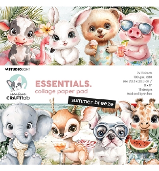 Studio Light Collage Paper Pad Summer Breeze CCL-ES-CPP360*