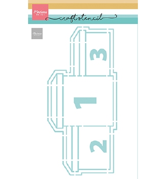 Marianne Design Stencil Winner's Podium PS8186