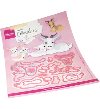 Marianne Design Collectables Eline's Goat Family COL1570