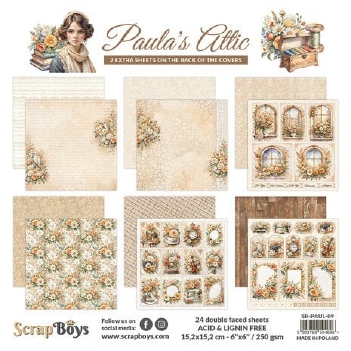Scrapboys Papierblok Paula's Attic SB-PAUL-09