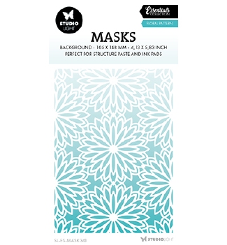Studio Light Mask Stencil Floral Background SL-ES-MASK341