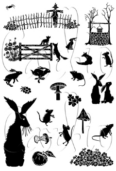 Card-io Clear Stamp Field Day CCSTFIE-01