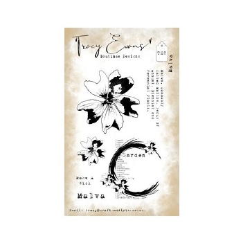 Tracy Evans Clear Stamp Malva TE008