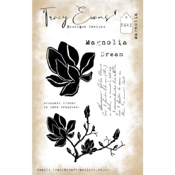 Tracy Evans Clear Stamp Magnolia TE043