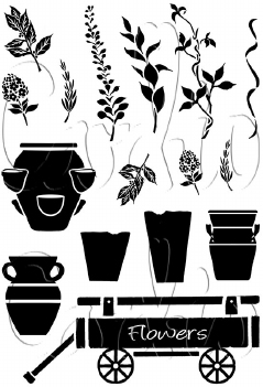 Card-io Clear Stamp Terracotta Terrace CCSTTER-01