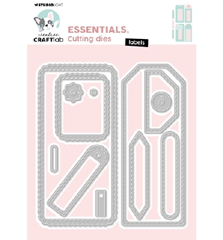 Craftlab Snijmal Essentials Labels CCL-ES-CD986