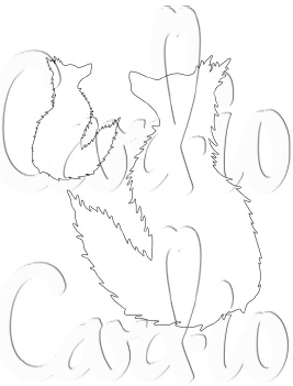 Card-Io Mask Stencil Fox STFO-03