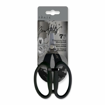 Tim Holtz Titanium Snip Micro Serrated Non-Stick 817E