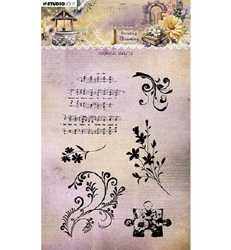 Studio Light Clear Stamp Jenine's Hopeful Swirls JMA-GB-STAMP836