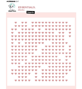 Studio Light Mask Stencil Hearts CCL-ES-MASK370