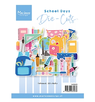 Marianne Design Die Cuts School Days VK9629
