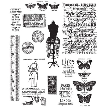 Stampers Anonymous Cling Stamp Attic Treasures CMS123