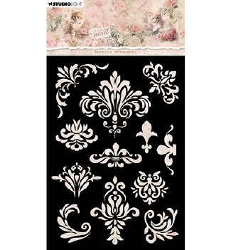 Studio Light Mask Stencil Baroque Ornaments SL-ACS-MASK339