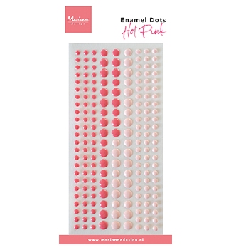 Marianne Design Enamel Dots - Hot Pink PL4539