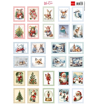 Marianne Design Knipvel Stamps Winter VK9632