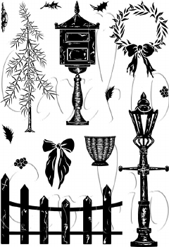 Card-io Clear Stamp Vintage Vista CCSTVIN-04