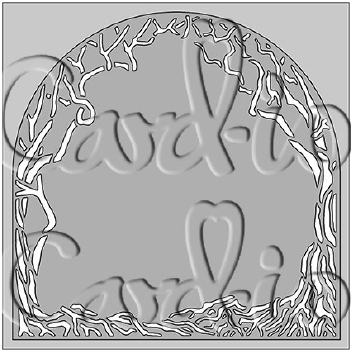 Card-Io Mask Stencil Forest Archway STFO-02