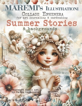 Maremi's Small Art Collage Pages Summer Stories