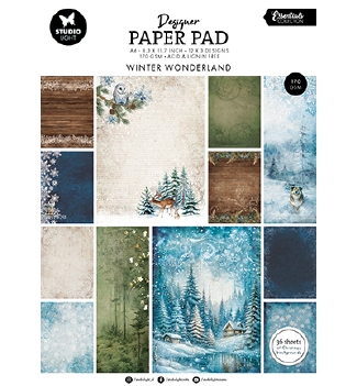 Studio Light Paper Pad Winter Wonderland SL-ES-DPP338