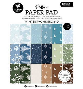 Studio Light Paper Pad Winter Wonderland PATTERN SL-ES-PPP343