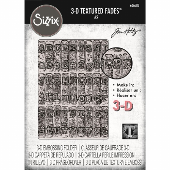 Sizzix Embossingfolder LARGE Typewriter 666885