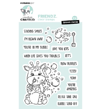 Creative Craftlab Clear Stamp Blown Away CCL-FR-STAMP864