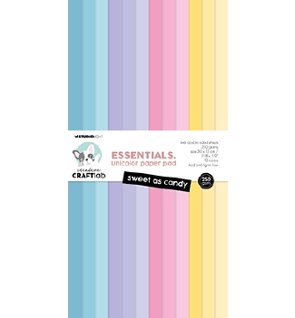 Craftlab Designpapier Unicolors Sweet as Candy CCL-ES-UPP357