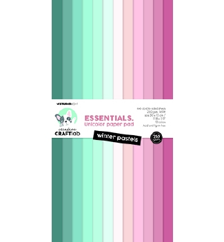 Craftlab Designpapier Unicolors Winterpastels CCL-ES-UPP365