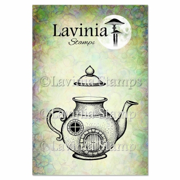Lavinia Clear Stamp Teapot Cottage LAV995