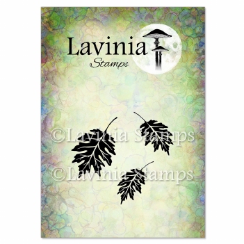 Lavinia Clear Stamp Red Oak Leaf LAV990