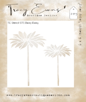 Tracy Evans Mask Stencil Daisy Daisy ST005 TE