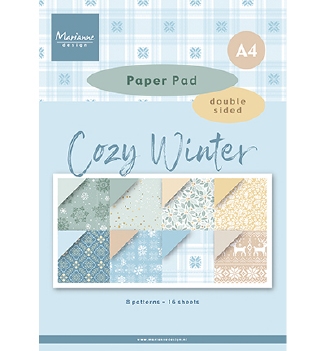 Marianne Design Paper Set Cozy Winter PK9212