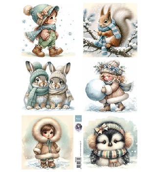 Marianne Design Knipvel By Fairybells Cozy Winter FB2504