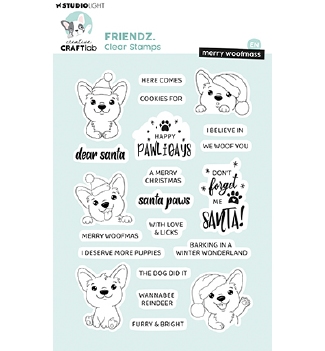 Creative Craftlab Clear Stamp Woofmass CCL-FR-STAMP874