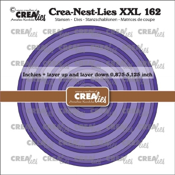 Crea-Nest-Lies set Snijmal Inchies Circles CLNestXXL162